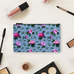 Delicate Peonies Cosmetic Bag (small) by SychEva