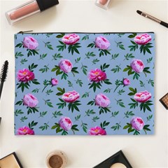 Delicate Peonies Cosmetic Bag (xl) by SychEva