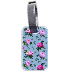 Delicate Peonies Luggage Tag (two Sides) by SychEva