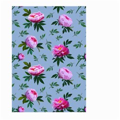 Delicate Peonies Large Garden Flag (two Sides) by SychEva