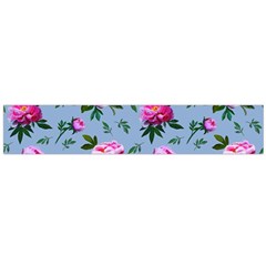 Delicate Peonies Large Flano Scarf  by SychEva