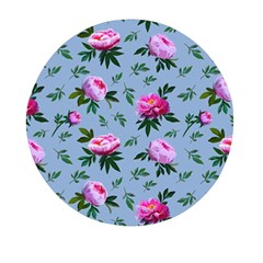 Delicate Peonies Mini Round Pill Box by SychEva