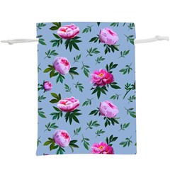 Delicate Peonies  Lightweight Drawstring Pouch (xl) by SychEva