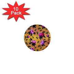 Delicate Peonies 1  Mini Buttons (10 Pack)  by SychEva