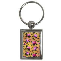 Delicate Peonies Key Chain (rectangle) by SychEva