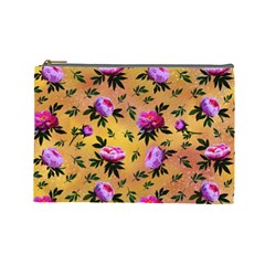 Delicate Peonies Cosmetic Bag (large) by SychEva