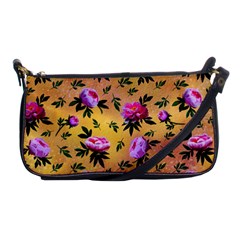 Delicate Peonies Shoulder Clutch Bag by SychEva