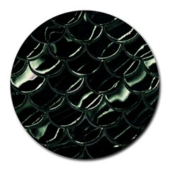 Dragon Scales Round Mousepads by PollyParadise