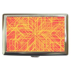 Orange/yellow Line Pattern Cigarette Money Case