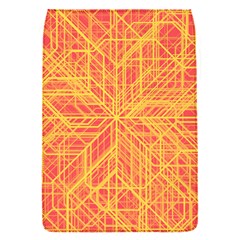 Orange/yellow Line Pattern Removable Flap Cover (s)