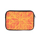 Orange/Yellow Line Pattern Apple MacBook Pro 15  Zipper Case Front