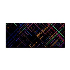 Criss-cross Pattern (multi-colored) Hand Towel by LyleHatchDesign