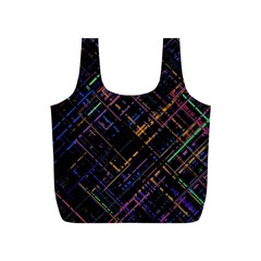 Criss-cross Pattern (multi-colored) Full Print Recycle Bag (s) by LyleHatchDesign