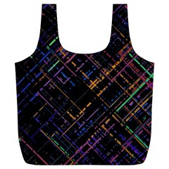 Criss-cross Pattern (multi-colored) Full Print Recycle Bag (xl) by LyleHatchDesign