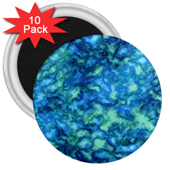 Deep Blues 3  Magnets (10 pack) 