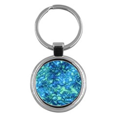 Deep Blues Key Chain (round) by AlkaravanCreations