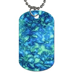 Deep Blues Dog Tag (two Sides) by AlkaravanCreations