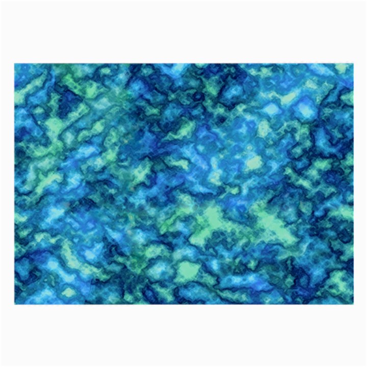 Deep Blues Large Glasses Cloth (2 Sides)