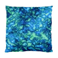 Deep Blues Standard Cushion Case (two Sides) by AlkaravanCreations