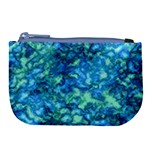 Deep Blues Large Coin Purse Front