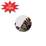 Vintage banana leaves 1  Mini Buttons (10 pack)  Front