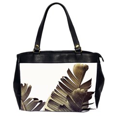 Vintage Banana Leaves Oversize Office Handbag (2 Sides) by goljakoff