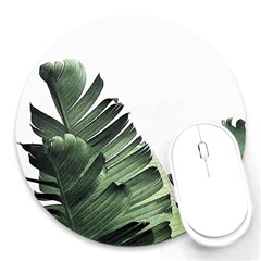 Banana Leaves Round Mousepads