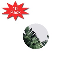 Banana Leaves 1  Mini Buttons (10 Pack) 