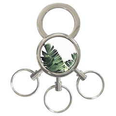 Banana Leaves 3-ring Key Chain by goljakoff