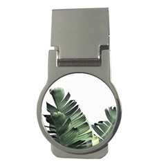 Banana Leaves Money Clips (round)  by goljakoff