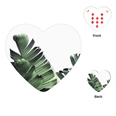 Banana Leaves Playing Cards Single Design (heart) by goljakoff