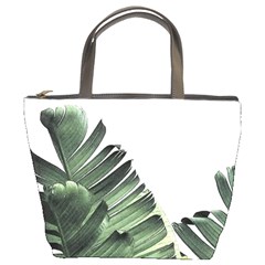 Banana Leaves Bucket Bag by goljakoff