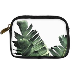 Banana Leaves Digital Camera Leather Case by goljakoff