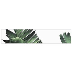 Banana Leaves Small Flano Scarf by goljakoff