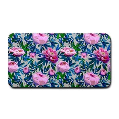 Pink Peonies Watercolor Medium Bar Mats by SychEva