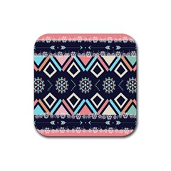 Gypsy-pattern Rubber Coaster (square)  by PollyParadise