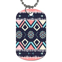 Gypsy-pattern Dog Tag (two Sides) by PollyParadise