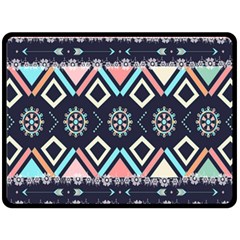 Gypsy-pattern Fleece Blanket (large)  by PollyParadise