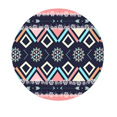 Gypsy-pattern Mini Round Pill Box