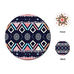 Gypsy-pattern Playing Cards Single Design (round) by PollyParadise