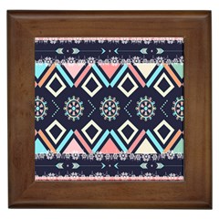 Gypsy-pattern Framed Tile by PollyParadise