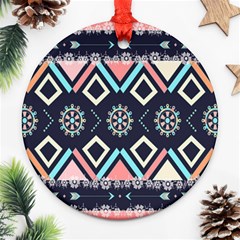 Gypsy-pattern Ornament (round) by PollyParadise