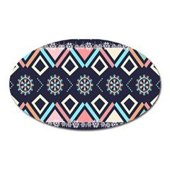 Gypsy-pattern Oval Magnet