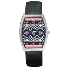 Gypsy-pattern Barrel Style Metal Watch by PollyParadise