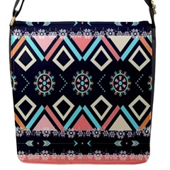 Gypsy-pattern Flap Closure Messenger Bag (s) by PollyParadise