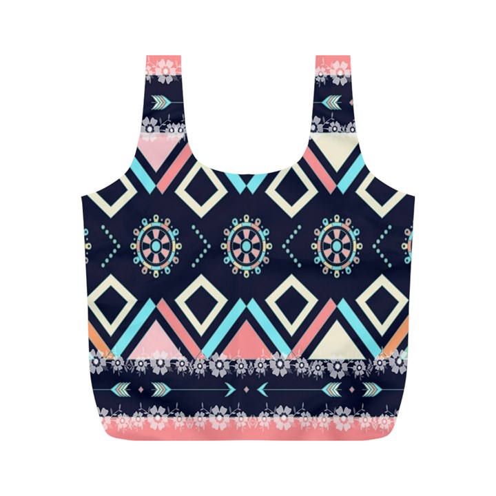 Gypsy-pattern Full Print Recycle Bag (M)