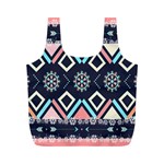 Gypsy-pattern Full Print Recycle Bag (M) Back