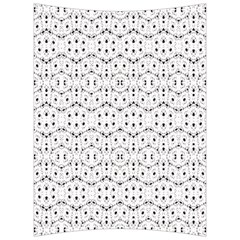 Modern Geometric Black And White Print Pattern Back Support Cushion by dflcprintsclothing