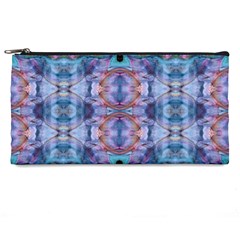 Pebbles Cropped Repeats Pencil Case by kaleidomarblingart