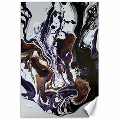 Fluid Patterns Canvas 24  X 36  by kaleidomarblingart